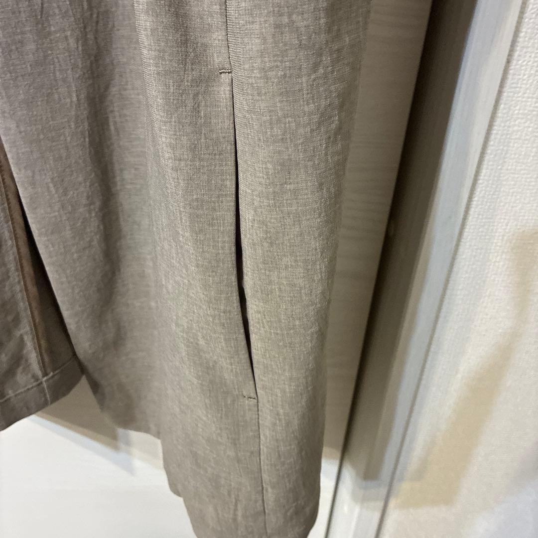 アダムエロペ ADAM ET ROPE ノーカラーセットアップ L リネン風