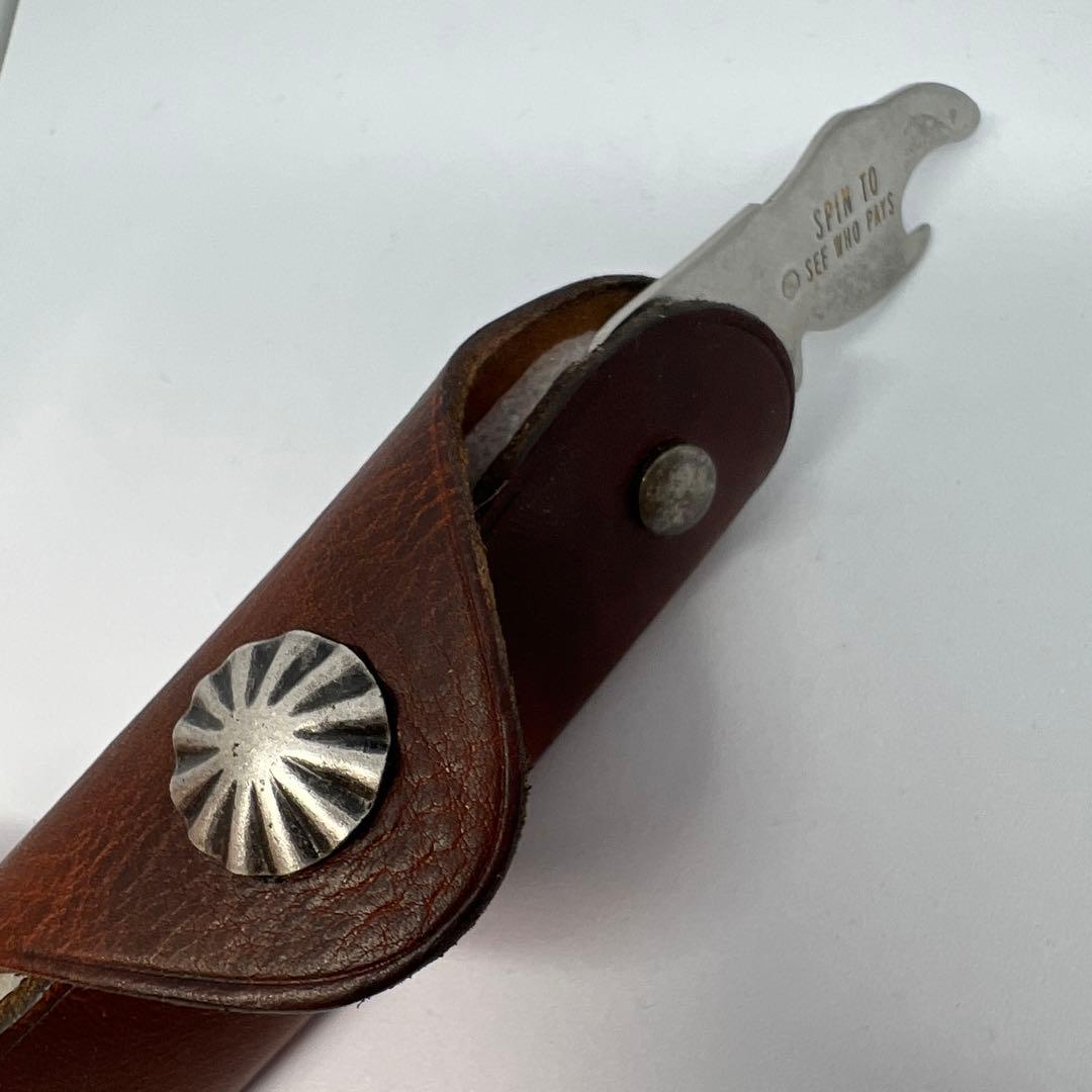 (希少)RRL（ダブルアールエル）革製　栓抜き