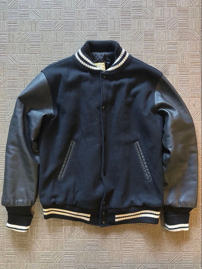 Hewitt スタジャン 90s 00s ヒューイット キルティング　黒　38