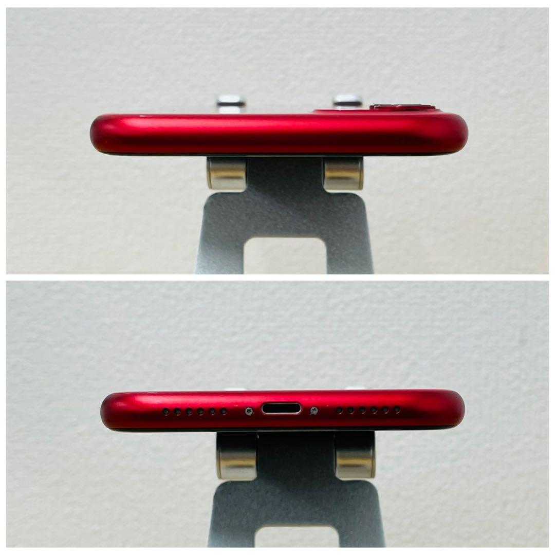 B 100% iPhone 11 128 GB SIM フリー レッド 本体