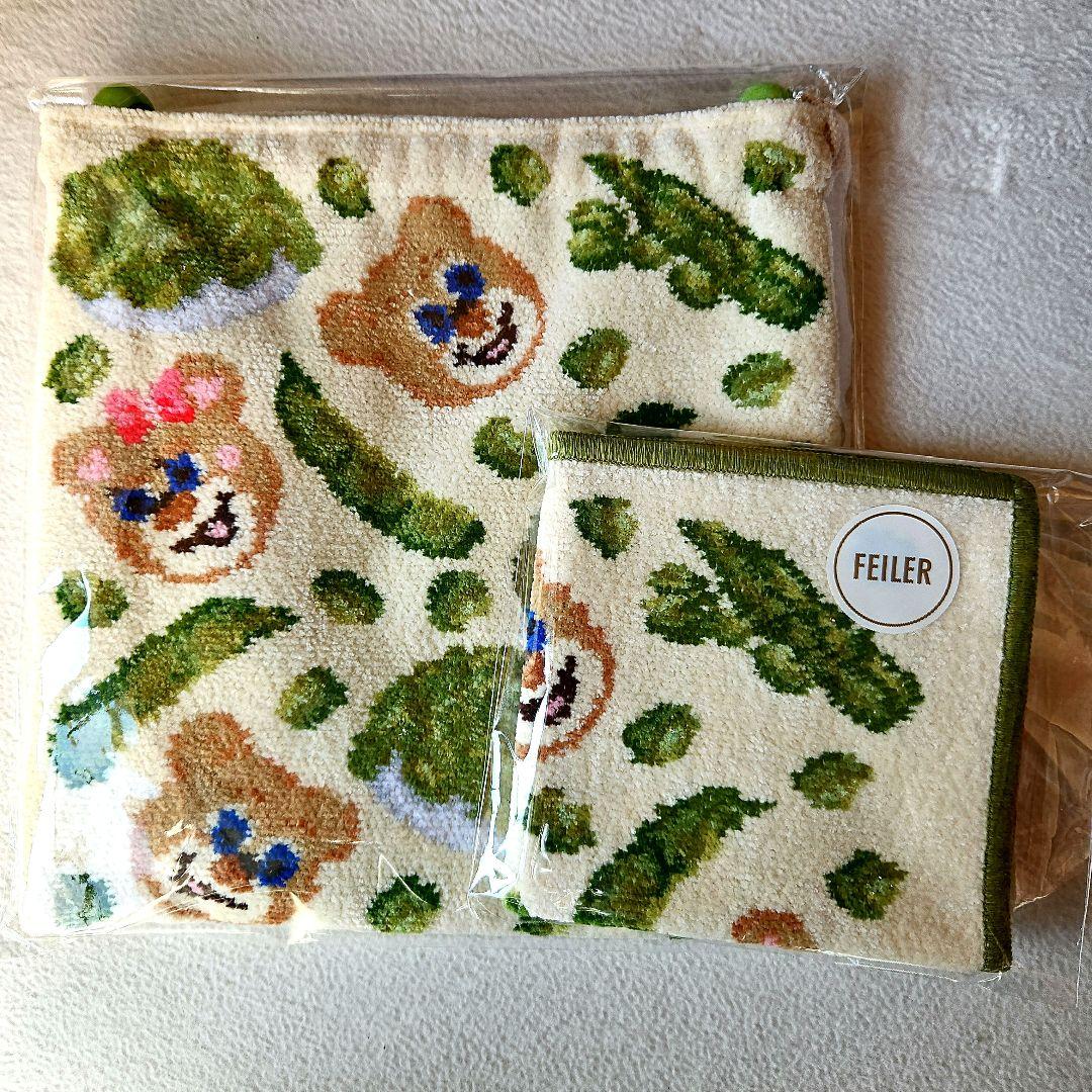 ラブラリーバイフェイラー 仙台限定ニコニナズンダッチャ 巾着&ハンカチ