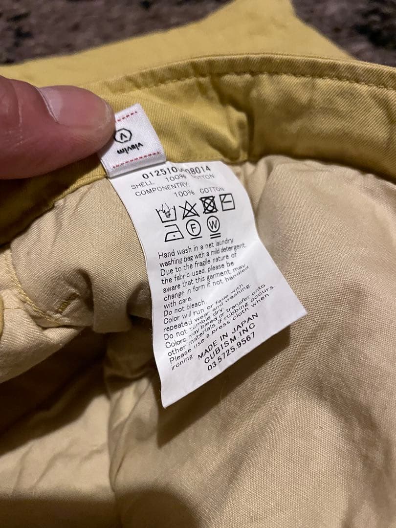 visvim 2025SS SHARMA PANTS YELLOW サイズ2