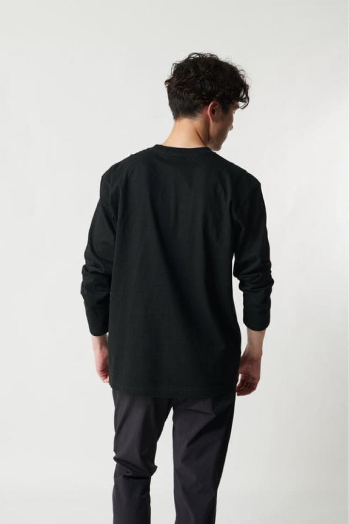 リライブ シャツ コットン 長袖無地 & メンズ スパッツ 上下セット L