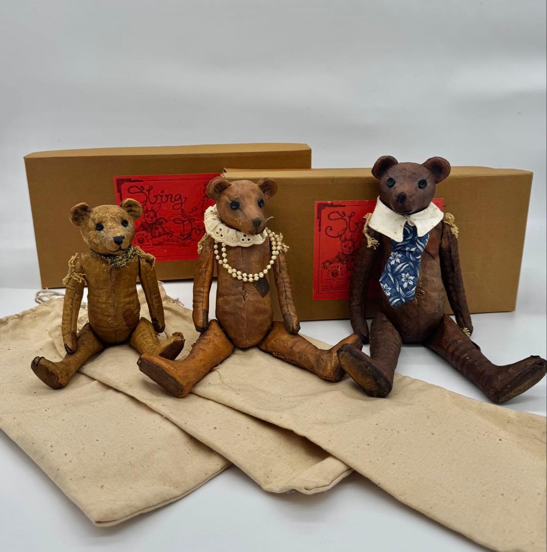 ピーターフェイガン ビンテージ テディベア3体セット