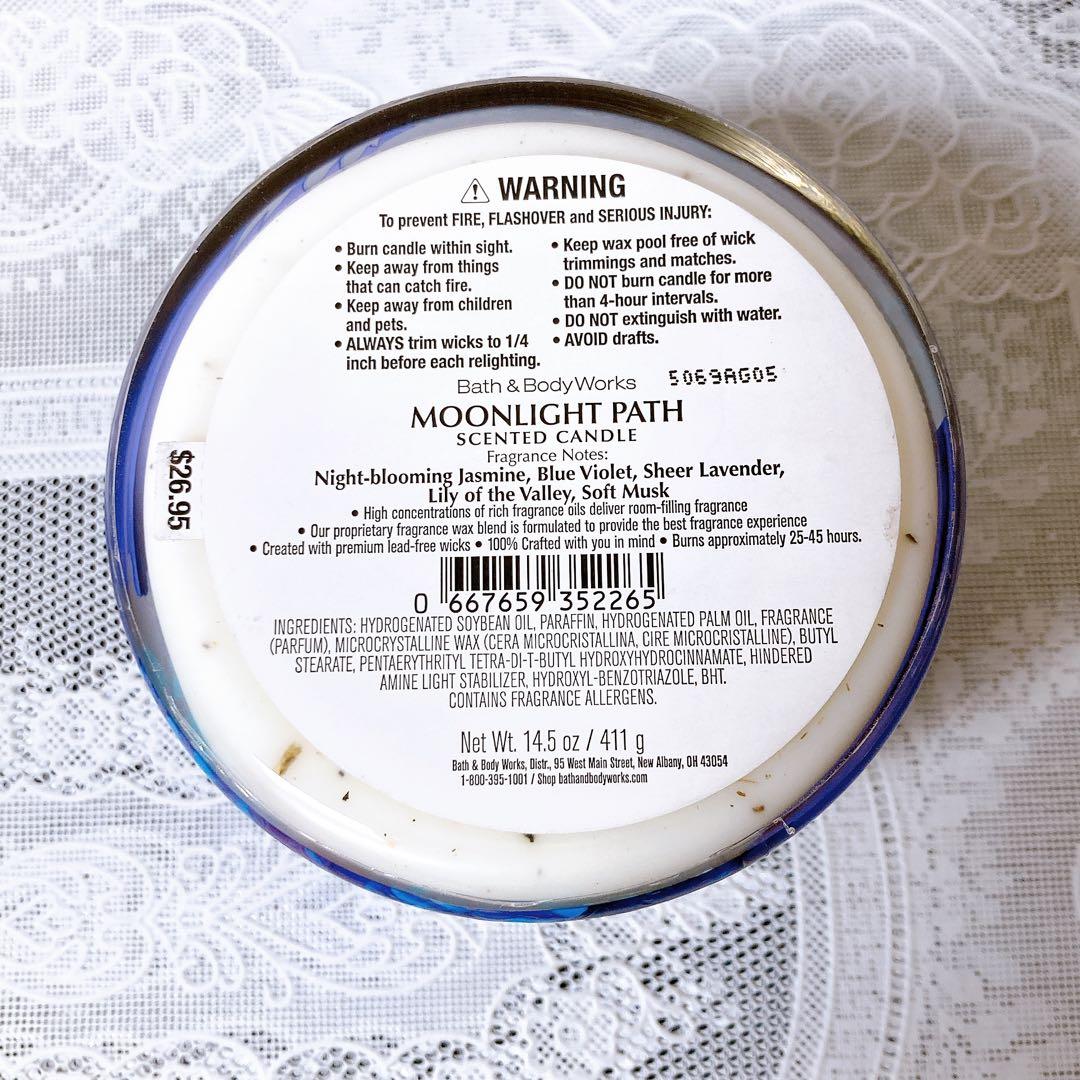 bath&body works 3芯キャンドル 4個