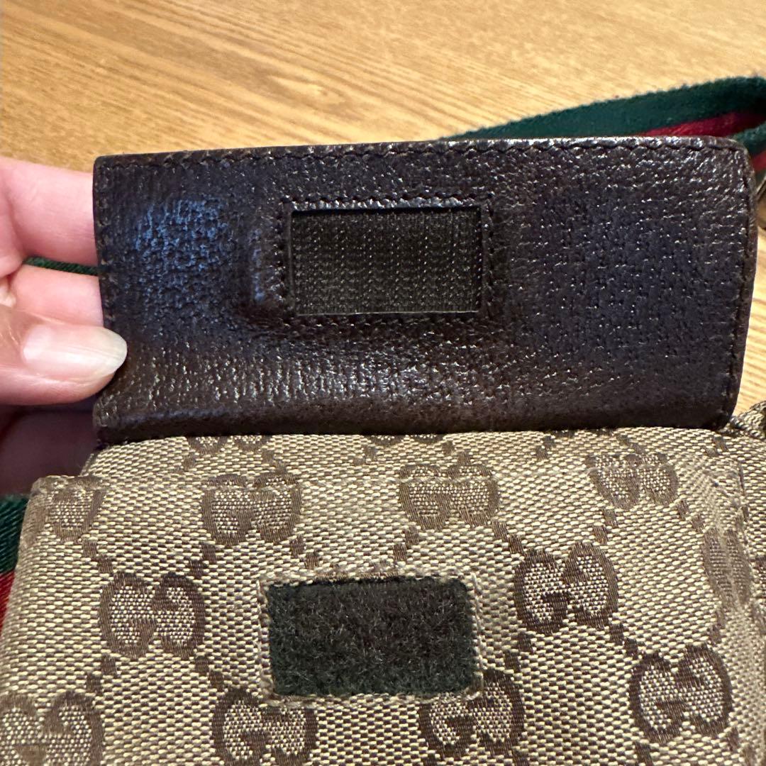 よる　Gucci GGキャンバス ボディバッグ162962