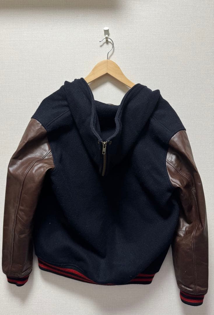 ジャケット・アウター Supreme HOODED VARSITY JKT 12AW