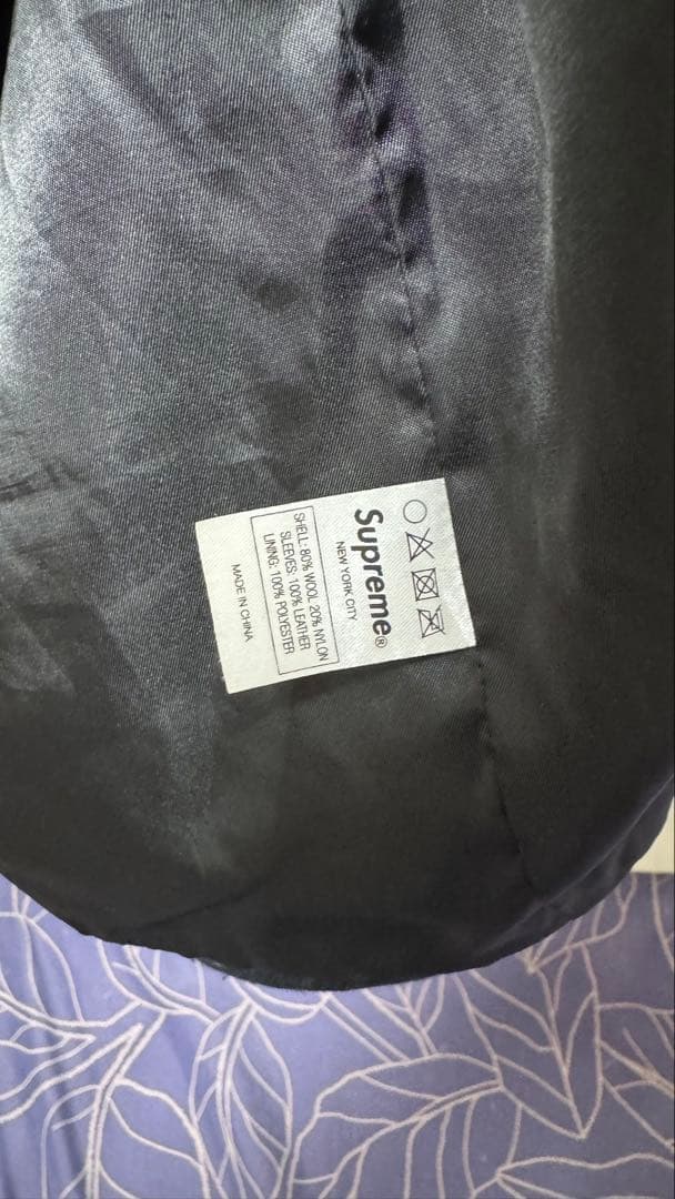 ジャケット・アウター Supreme HOODED VARSITY JKT 12AW