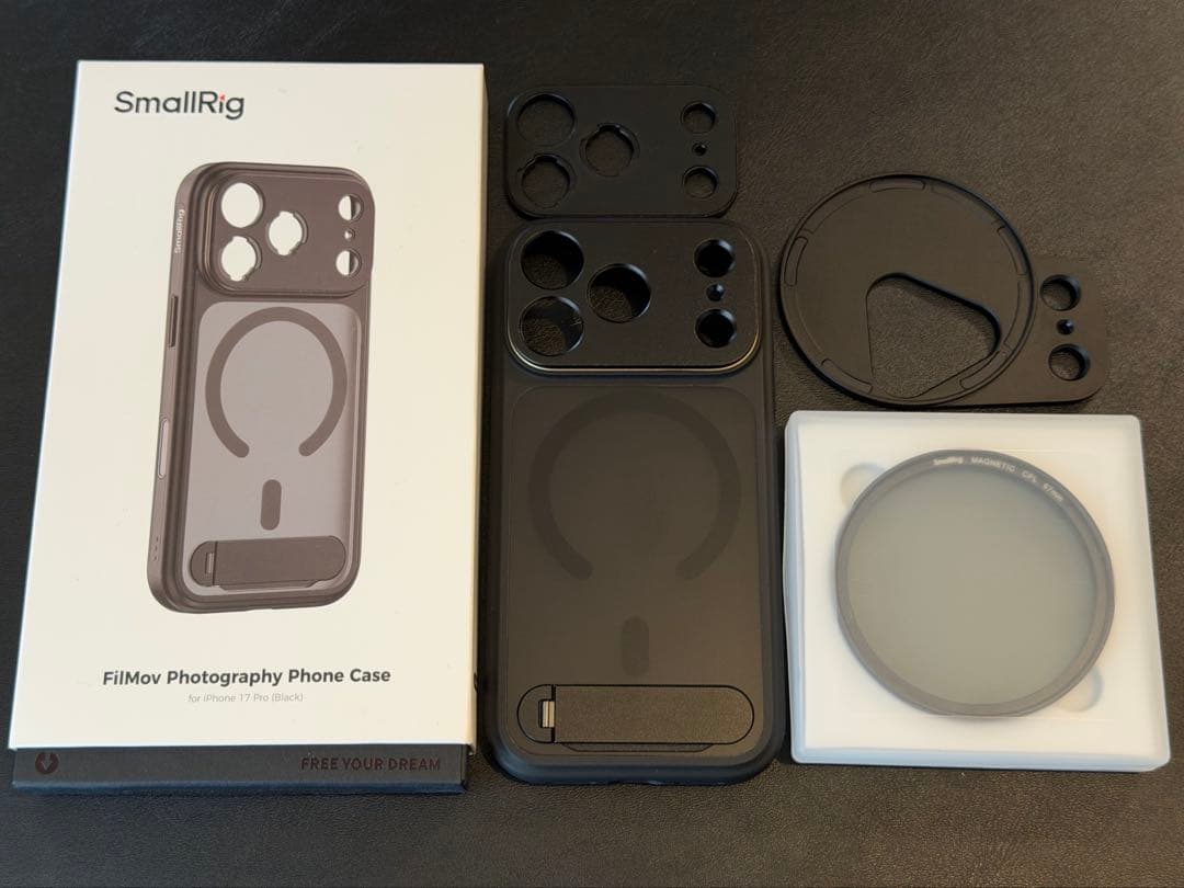 SmallRig iPhone17Pro スマートフォンケース CPLフィルター