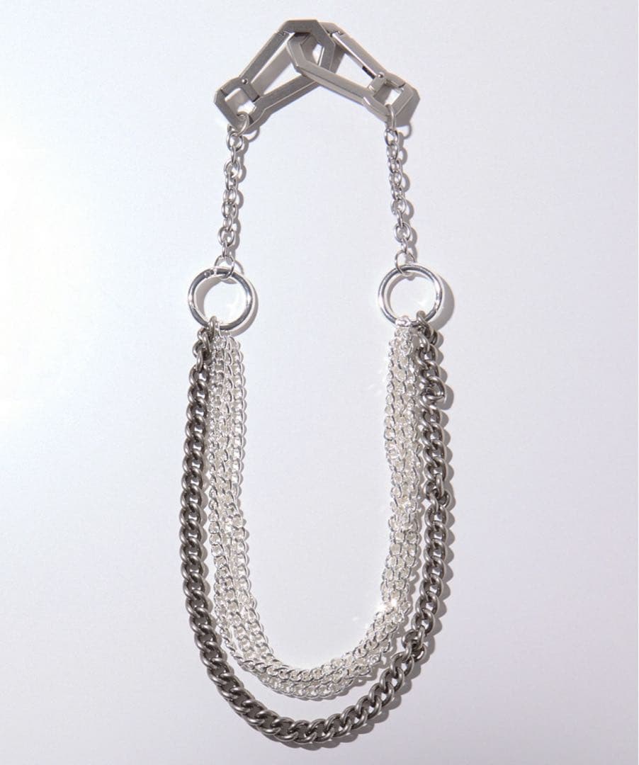 y*s様 GRANCY カラビナデザインレイヤリングウォレットチェーン