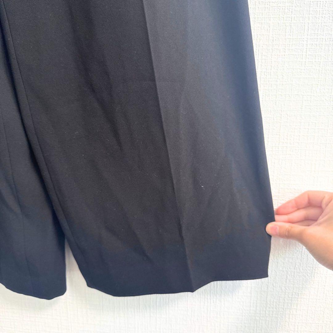 Curensology サスペンダーパンツ ブラック サロペットパンツ