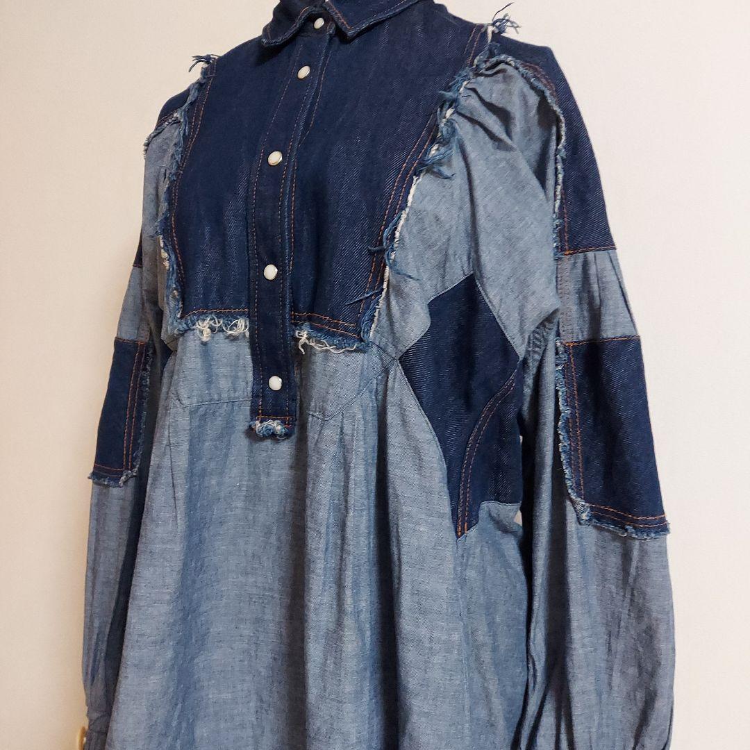 sacai　サカイ　バルーンスリーブ　長袖　チュニック　コットン