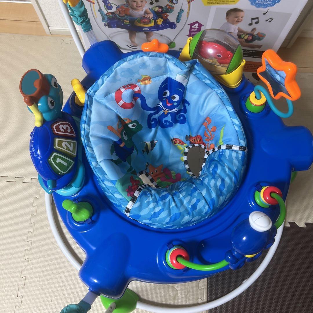 [美品] ベビーアインシュタイン ジャンパー Baby Einstein電池付き