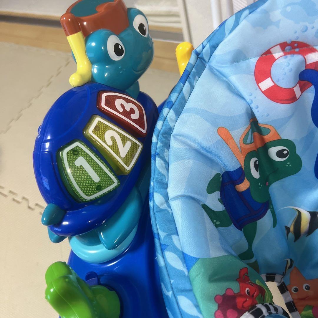 [美品] ベビーアインシュタイン ジャンパー Baby Einstein電池付き