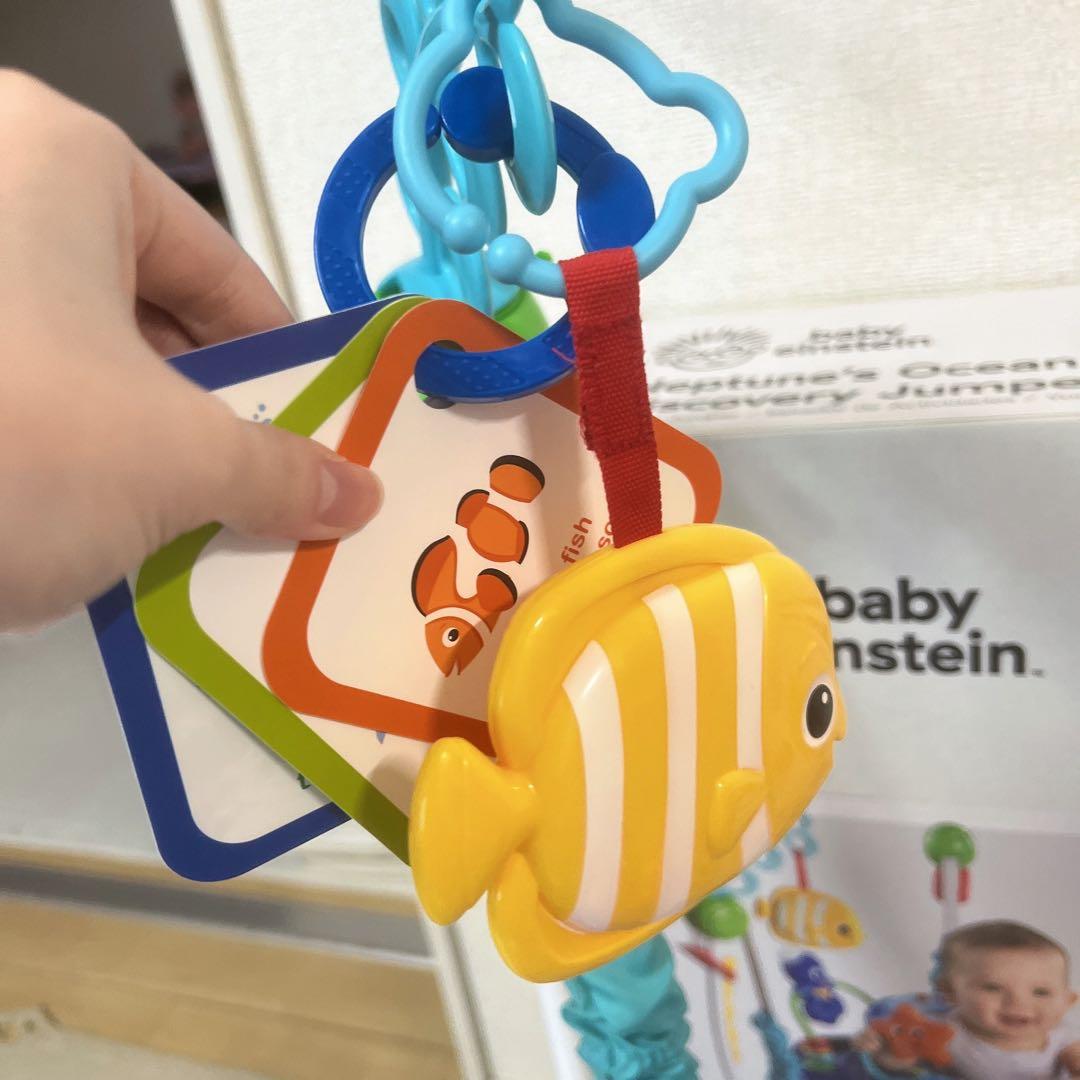 [美品] ベビーアインシュタイン ジャンパー Baby Einstein電池付き