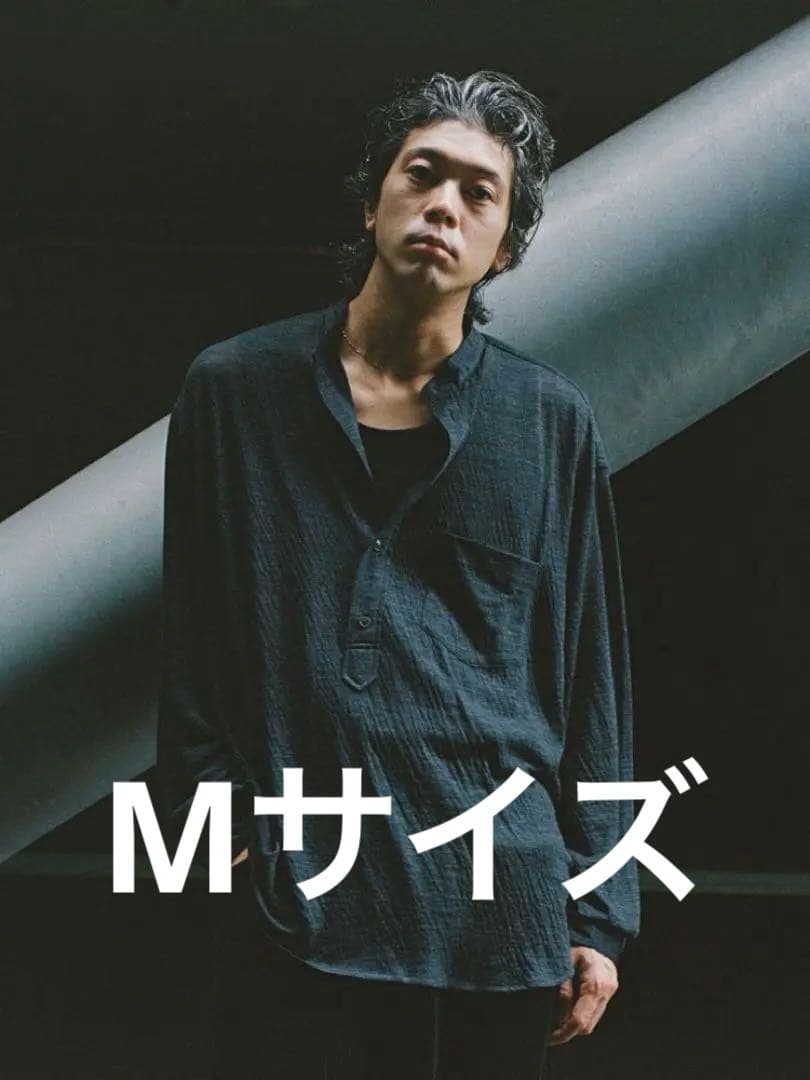 LIDNM WOOL KNIT PO SHIRT Mサイズ