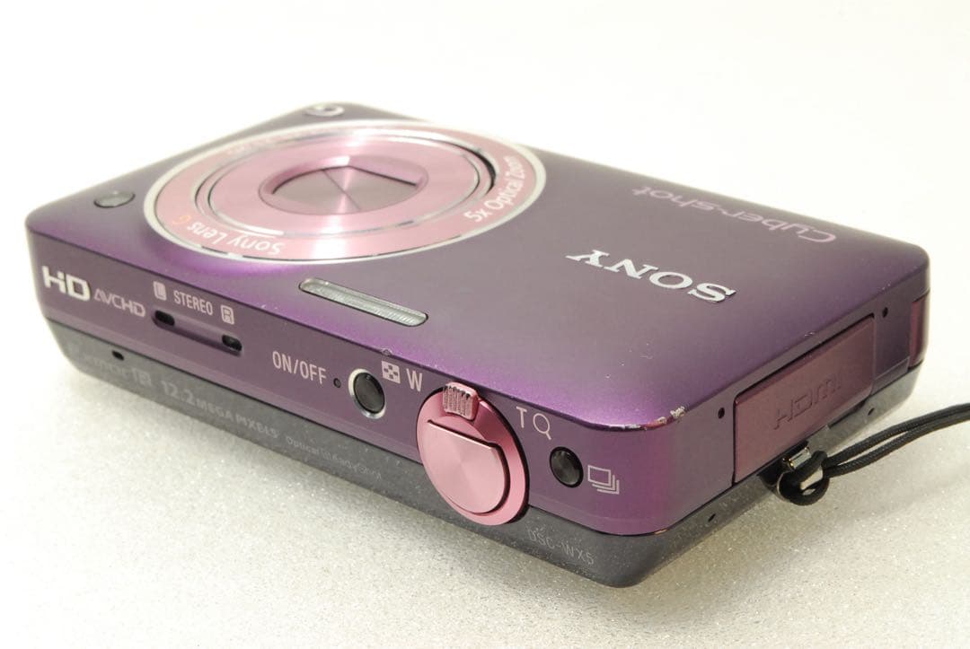 サン_SONY DSC-WX5 ❤️スマホ転送 動作確認済 パープル