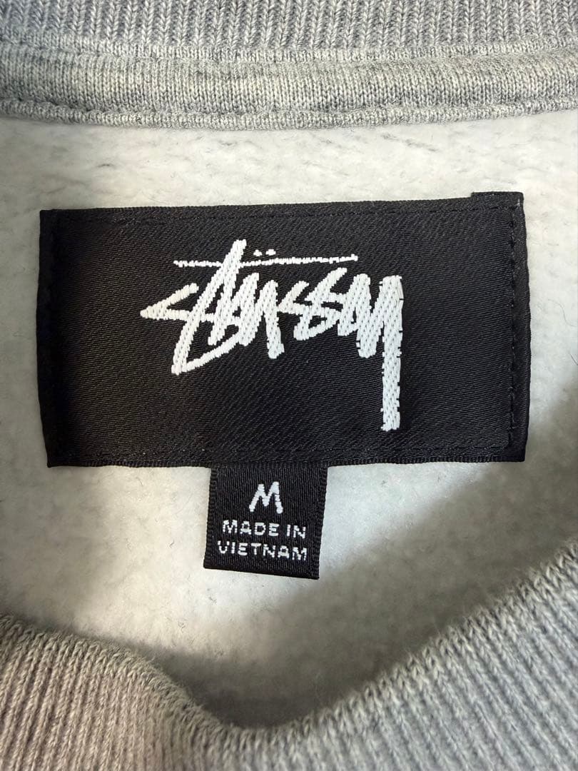 stussy relaxed crew sweat グレー