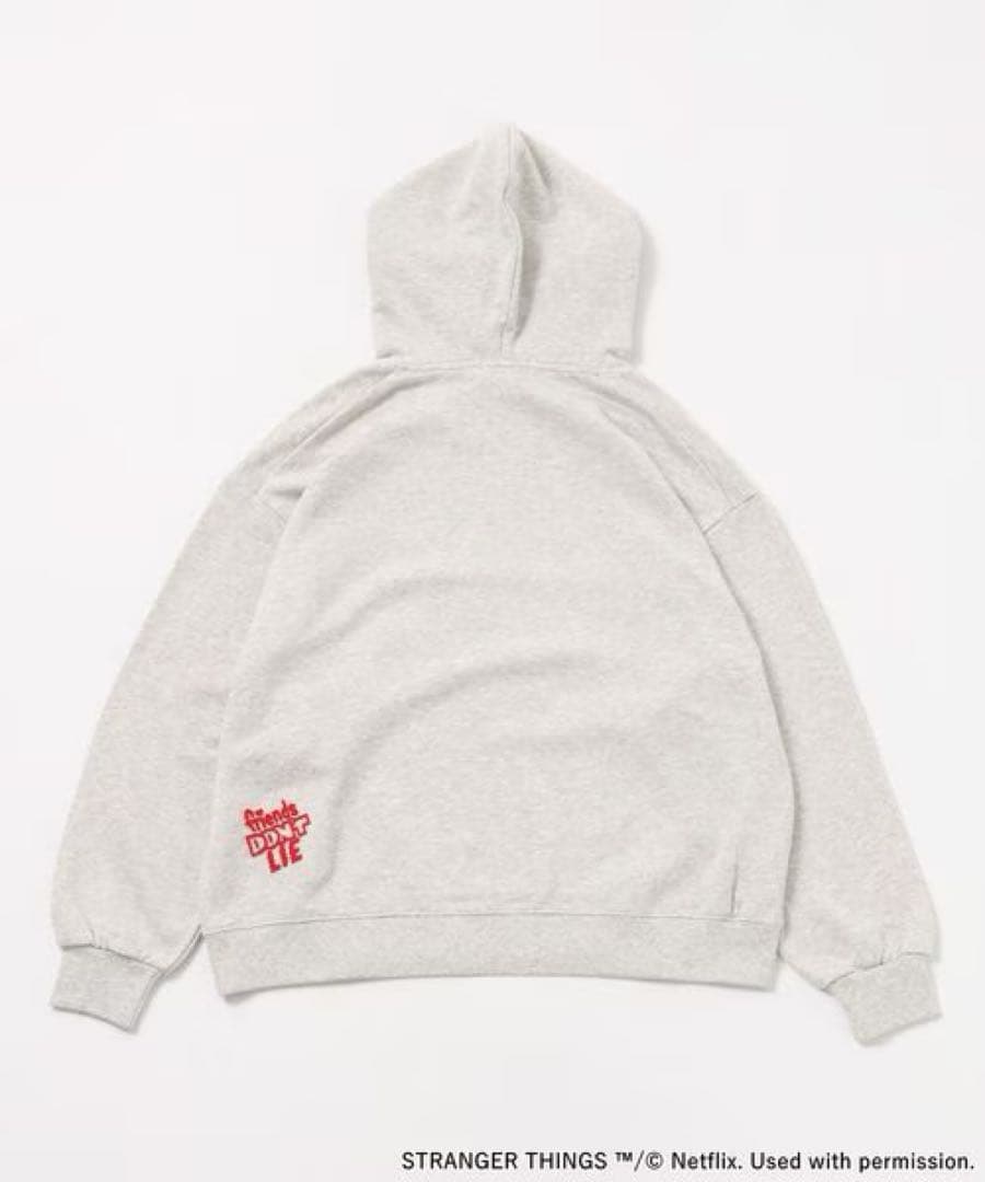 完売品【STRANGER THINGS】缶バッチ付きパーカーLショッパー付き