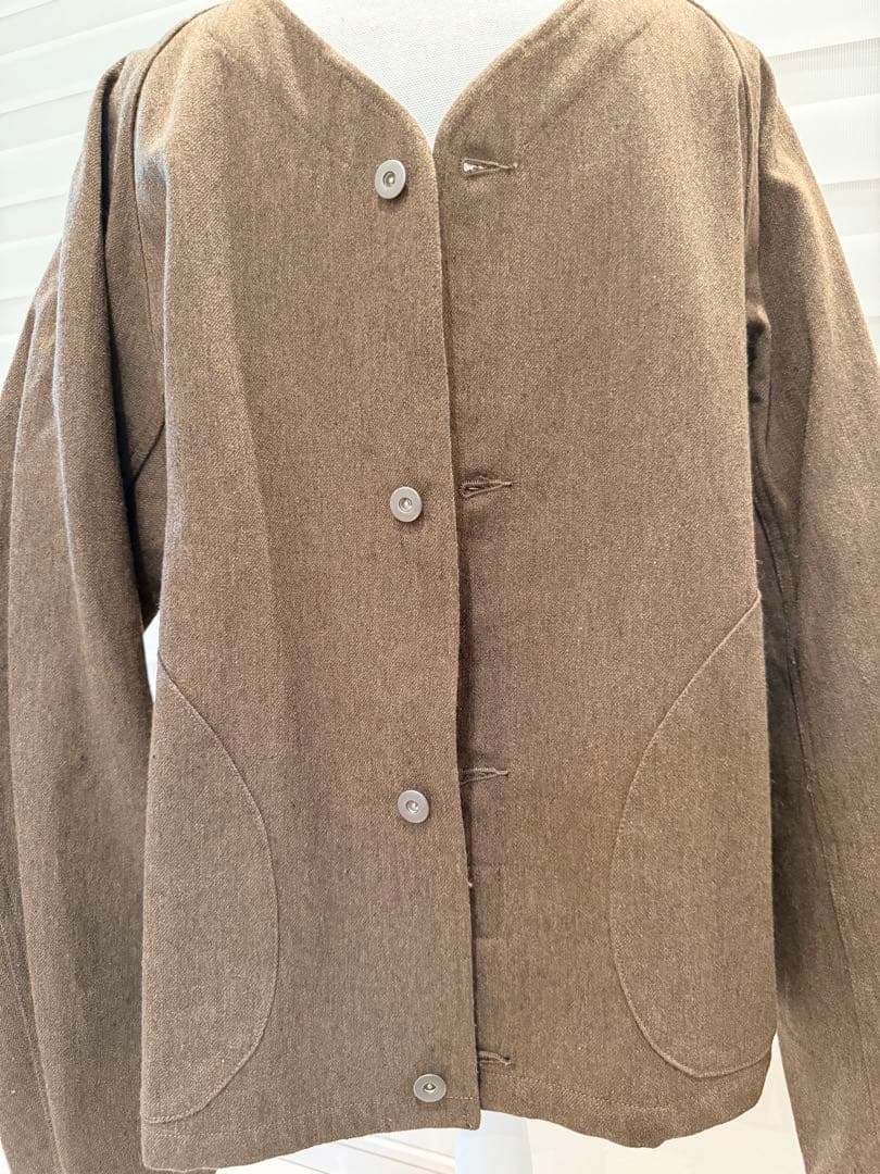 トップス ACV-LN02CW COTTON WOOL SHORT LINER COAT
