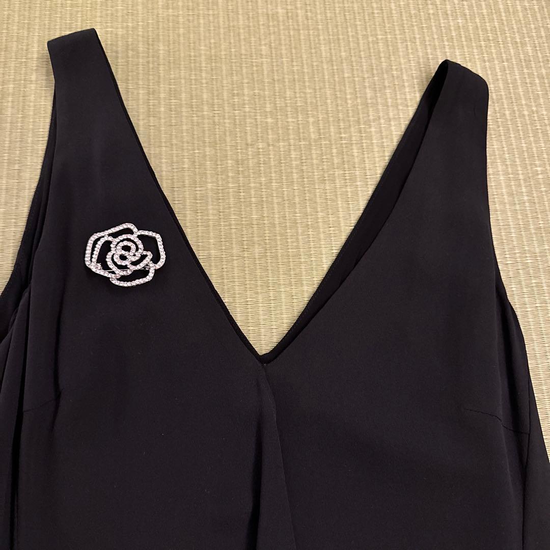 MaxMara ブラック　シルク　ドレス