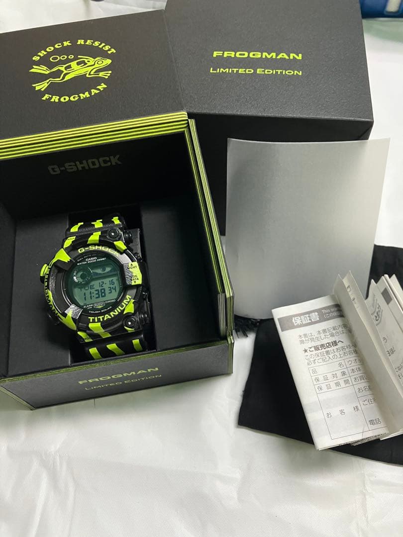 G-SHOCK フロッグマン　GW-8200TPF-1JR ヤドクガエル
