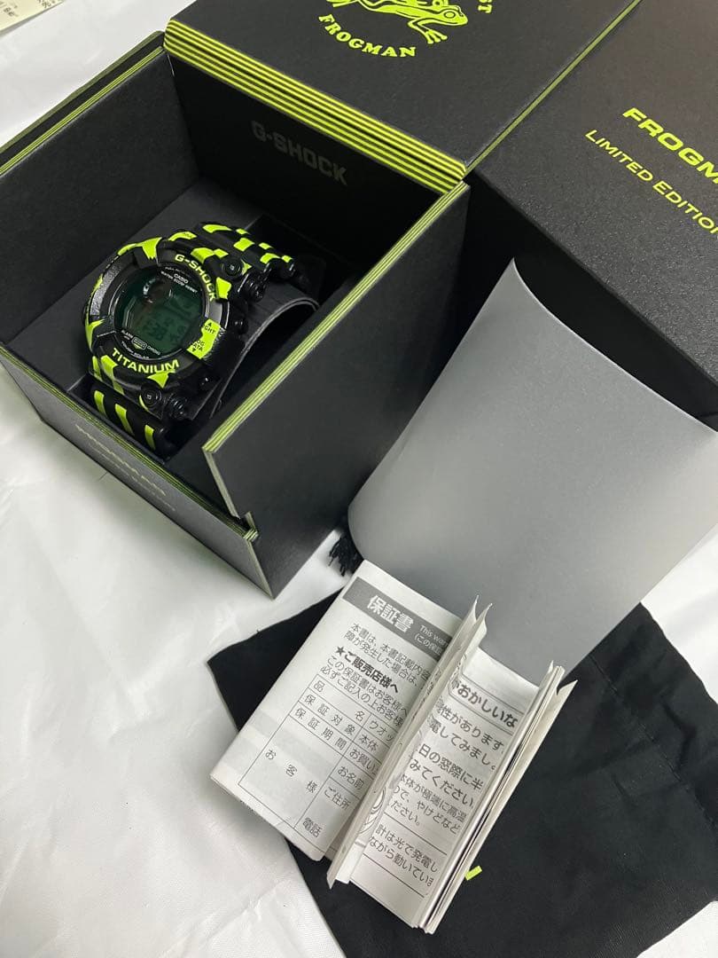 G-SHOCK フロッグマン　GW-8200TPF-1JR ヤドクガエル