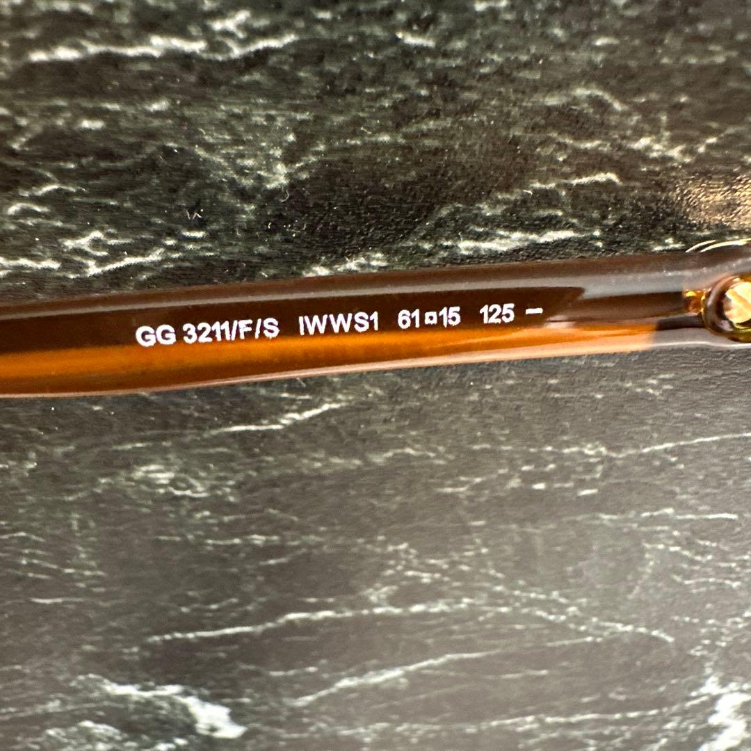 【美品】GUCCI GG 3211/F/S ブラウン　サングラス