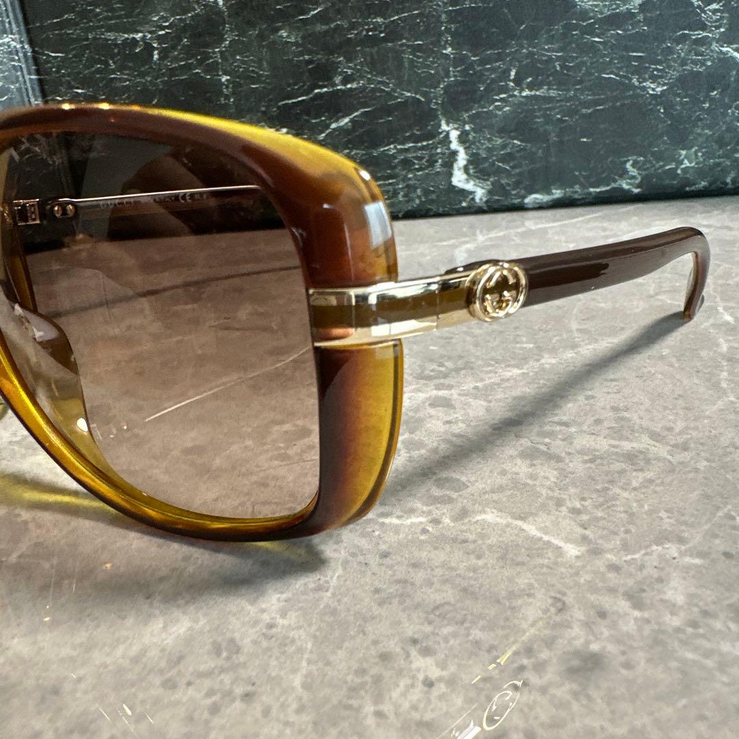 【美品】GUCCI GG 3211/F/S ブラウン　サングラス