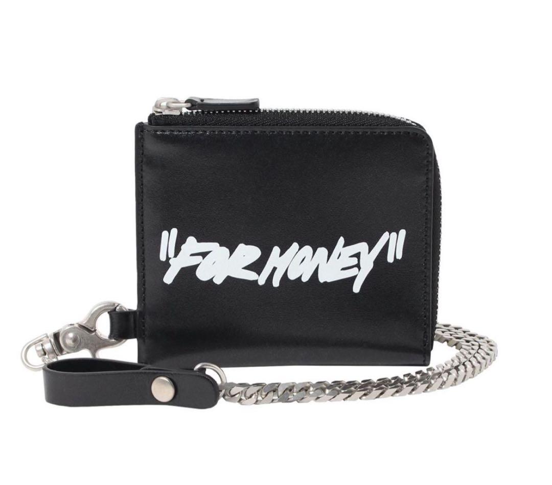 OFF-WHITE FOR MONEY ウォレットチェーン ブラック
