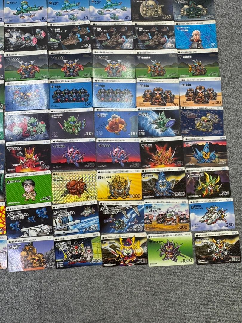 SD ガンダム カードダス 本弾 G10 G11 G12 G13 まとめ売り