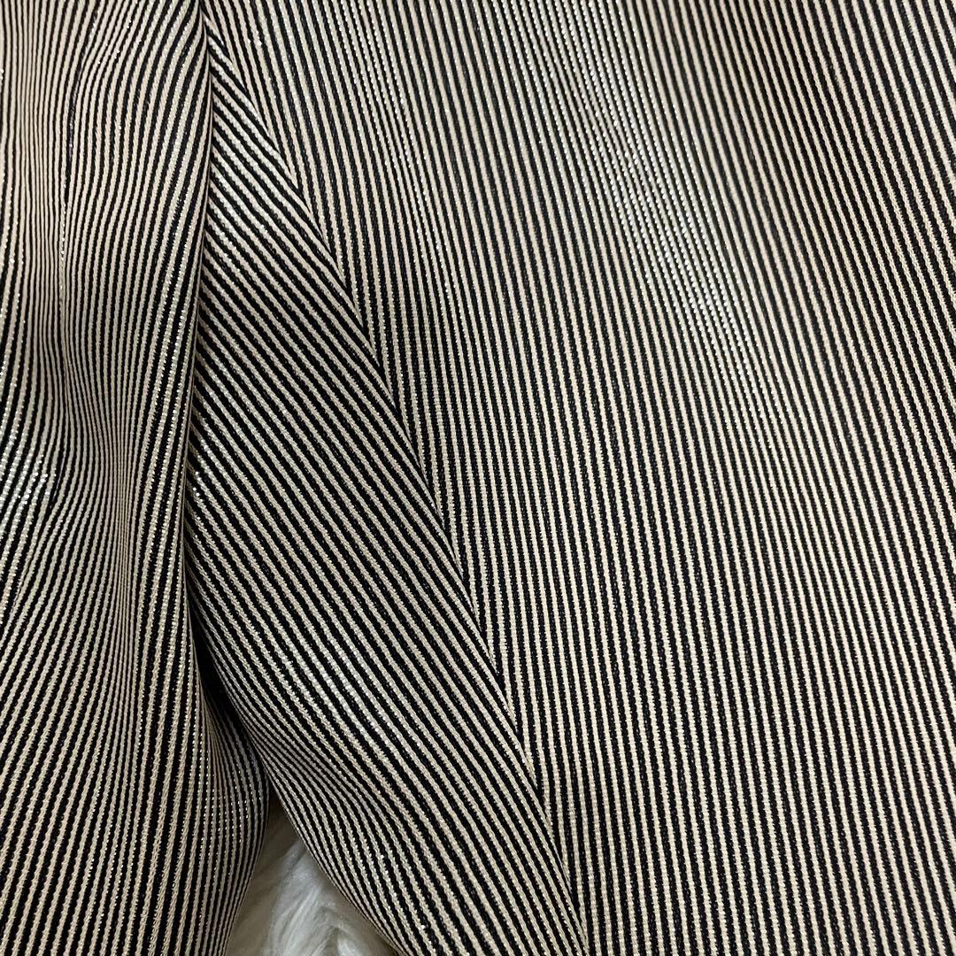 ジョルジオアルマーニ　ジャケット　光沢　ゴールドシルバー　イタリア製　38