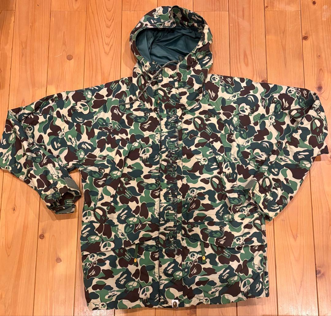 STUSSY×ABATHINGAPE コラボ スノボジャケット中古used品