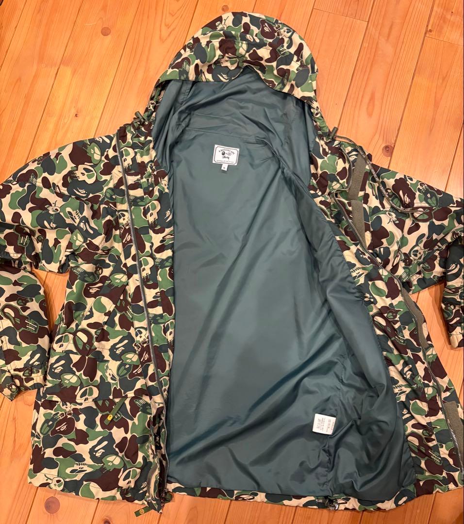 STUSSY×ABATHINGAPE コラボ スノボジャケット中古used品