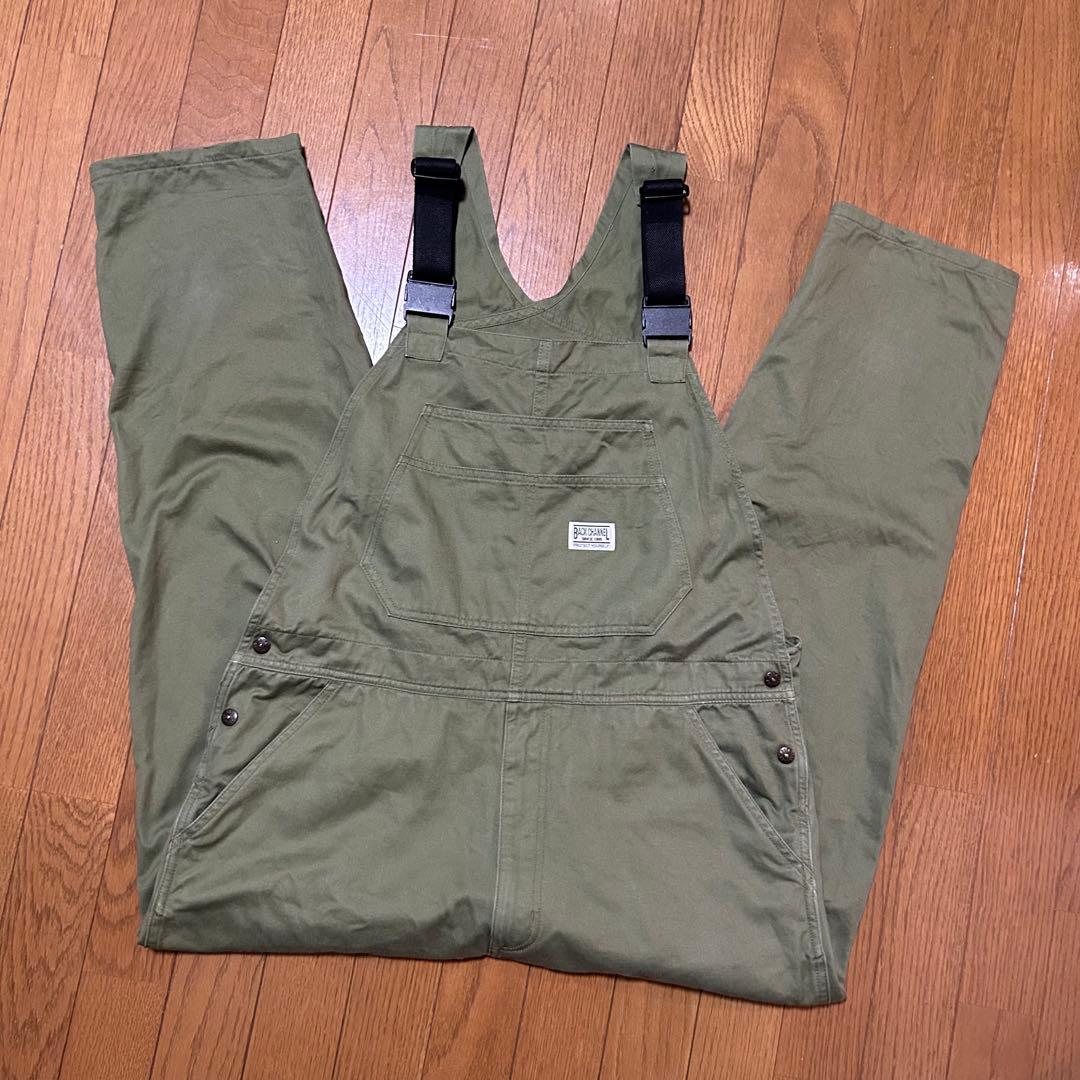 Lサイズ！日本製 Back Channelバックチャンネル古着オーバーオール