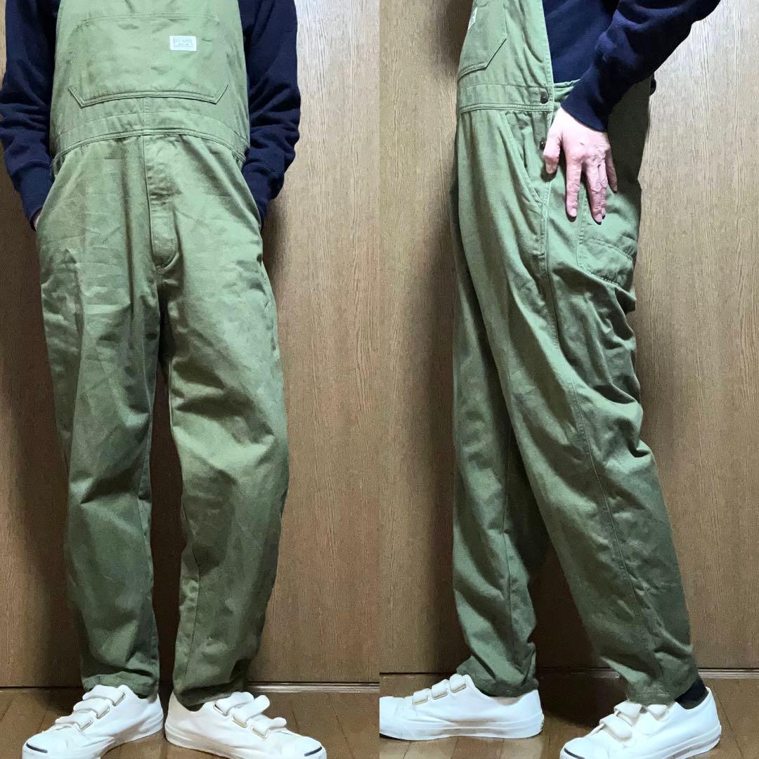 Lサイズ！日本製 Back Channelバックチャンネル古着オーバーオール