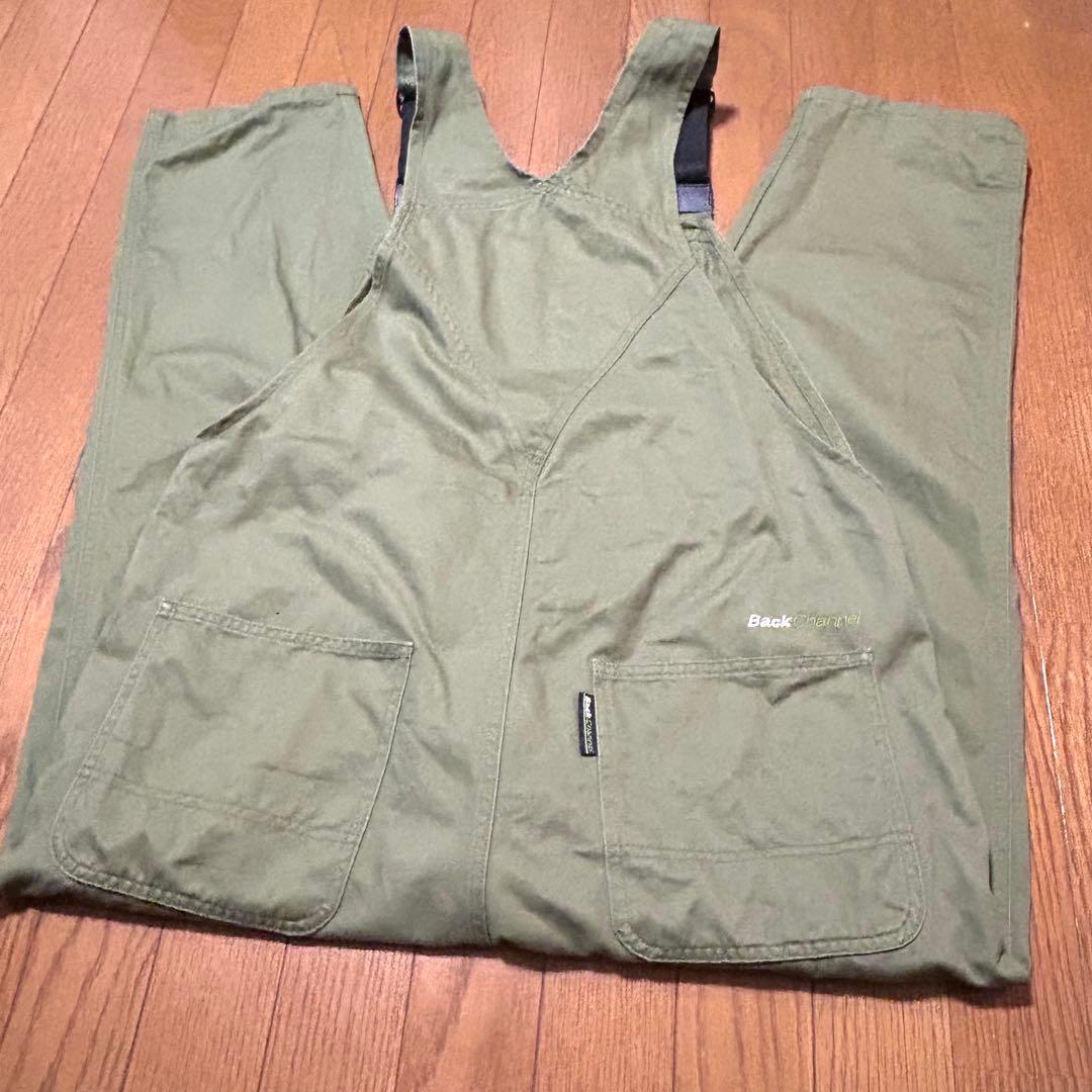 Lサイズ！日本製 Back Channelバックチャンネル古着オーバーオール