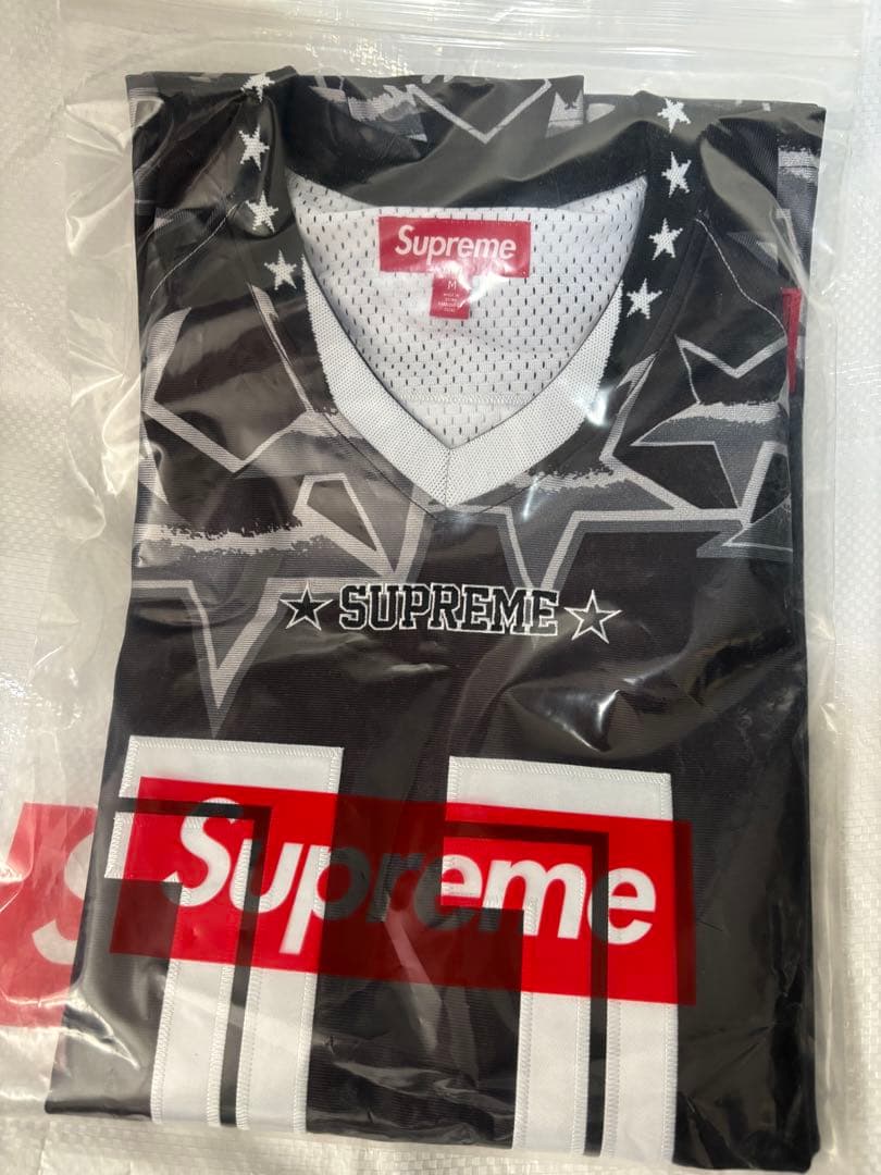 シャツ Supreme Stars Football Jersey M Black