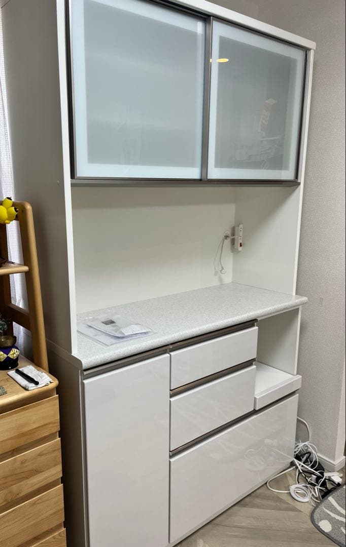 ニトリ　キッチンボード　食器棚　幅120