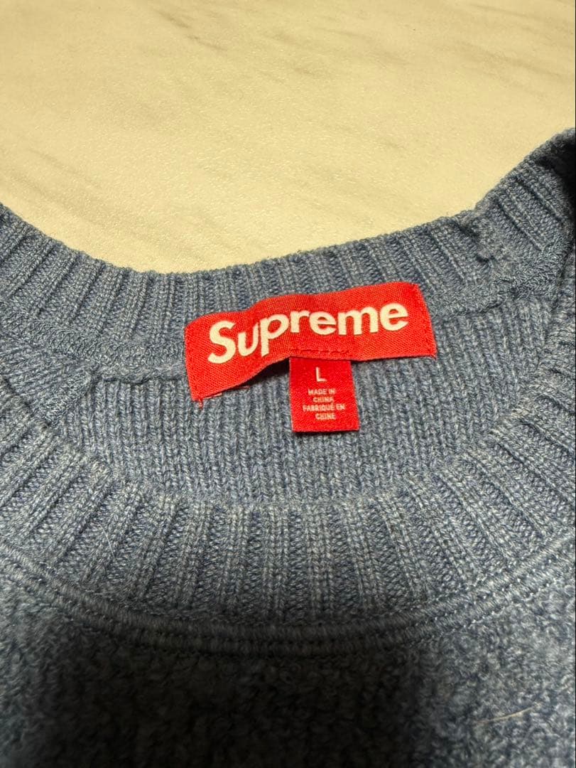 supreme Terry Small Box Sweater ニット L