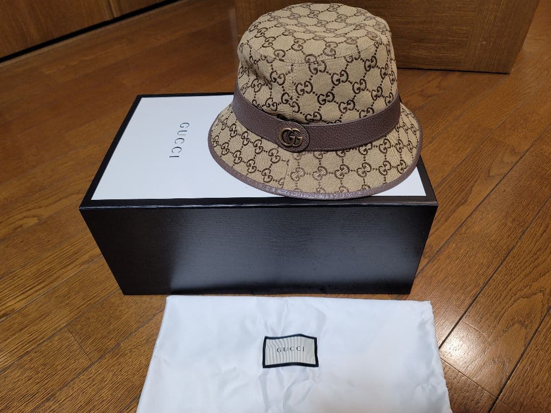 最終値下げ。GUCCI GGパターン バケットハット