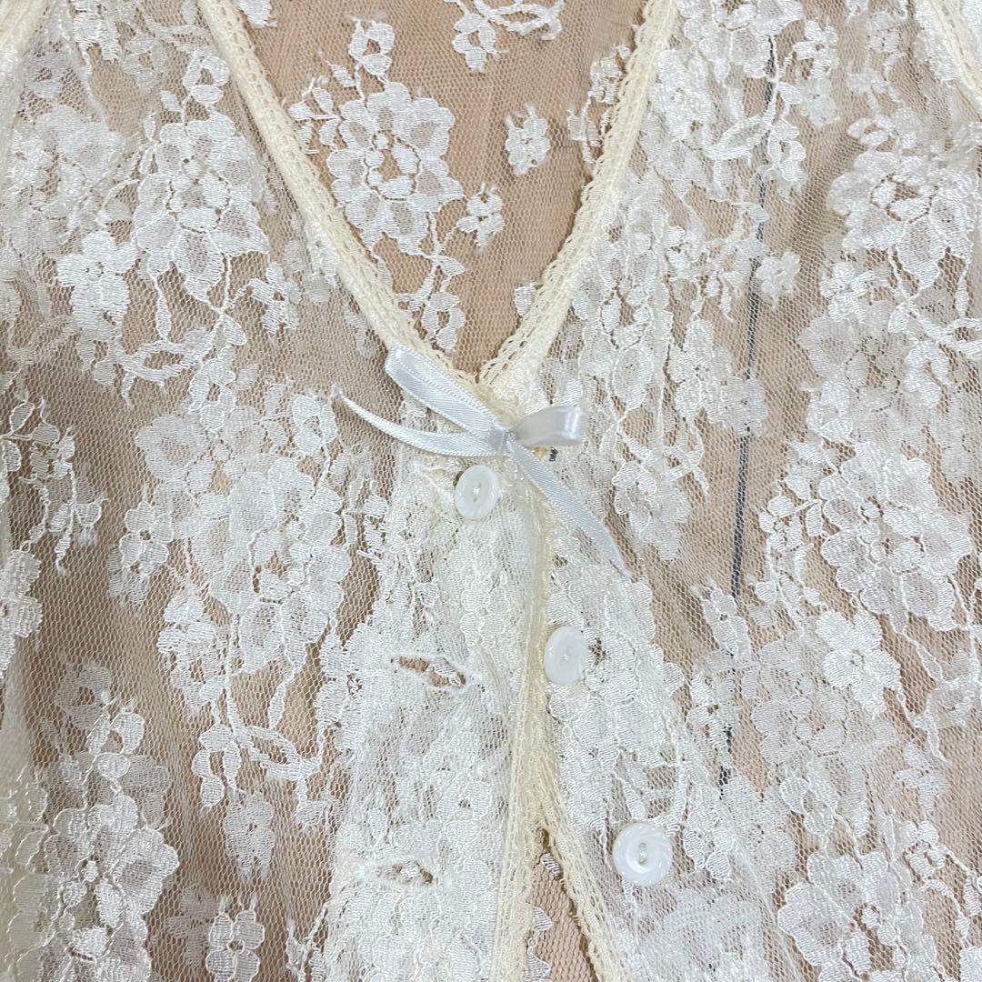 ピンクハウス　レース　ジレ　ベスト　ワンピース