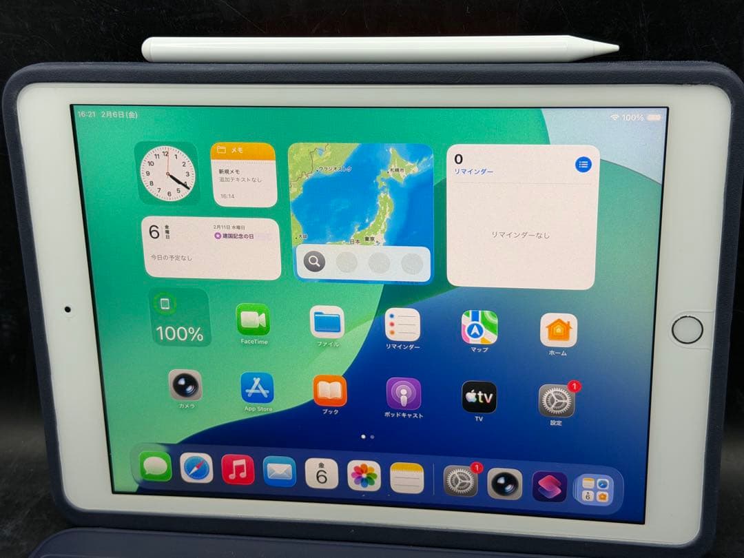 91%SIMフリーios26ipad第8世代お絵かきキーボードケースペーパーペン