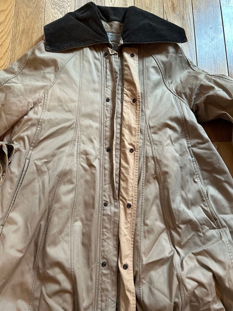 KAPITAL バックギャザーコート　ベージュ　サイズ0