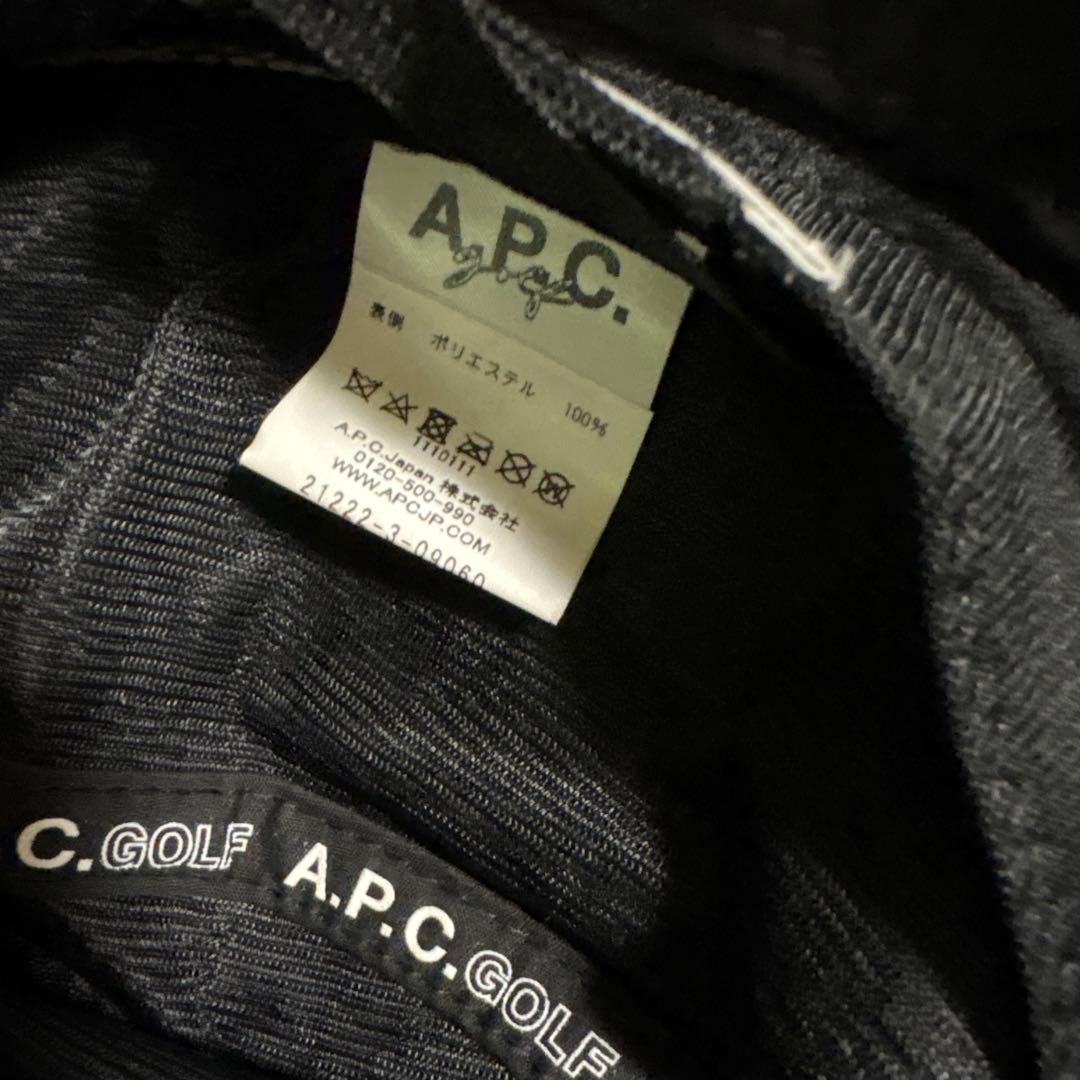 A.P.C. golf ブラック バケットハット　ユニセックス　Fサイズ