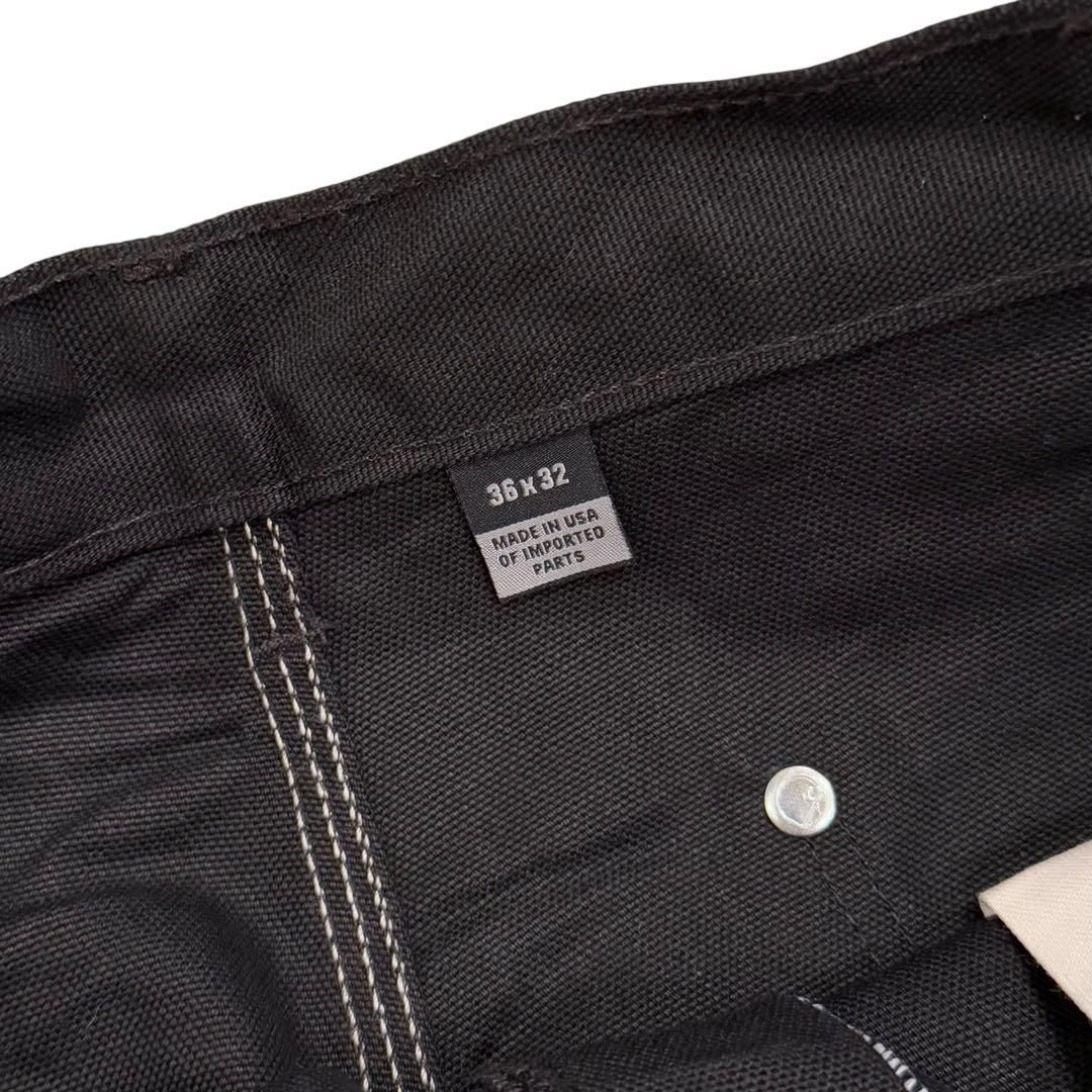 ミ*キ様 【ワンウォッシュ】 Carhartt ダブルニー ブラック