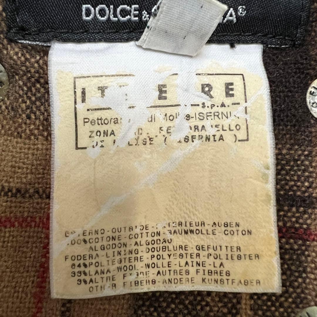 短丈肉厚 DOLCE&GABBANAドルチェアンドガッバーナ デニムジャケット