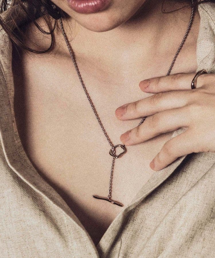 ete│ロウ ラリエット 新品・未使用品