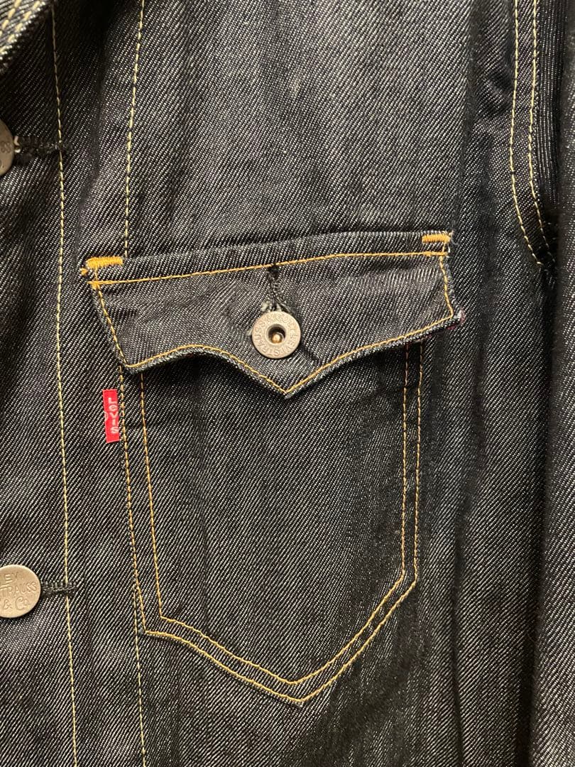 美品 Levi's リーバイス 70802 カバーオール デニムジャケット 濃紺
