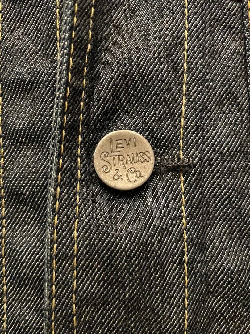 美品 Levi's リーバイス 70802 カバーオール デニムジャケット 濃紺